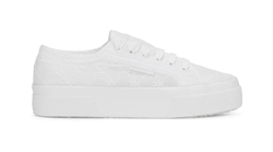 SUPERGA FLOWER SANGALLO TOTAL WHITE 